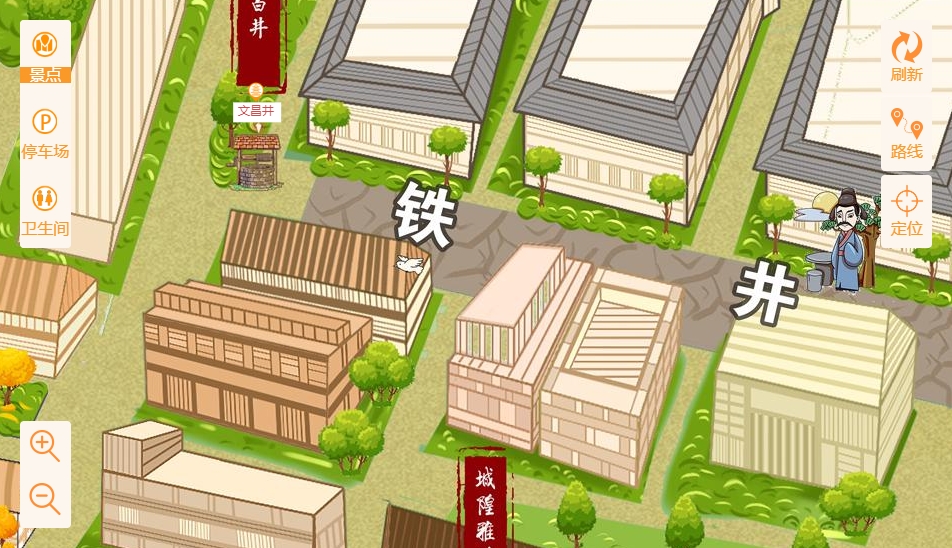 柳林智慧景区：手绘地图与语音导览的完美融合