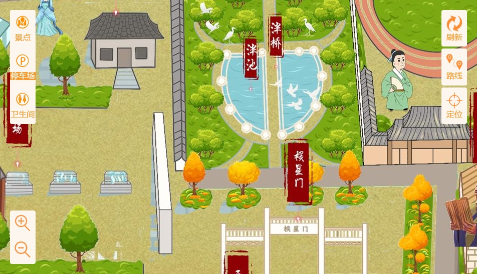 柳林手绘地图景区语音讲解导览系统：智慧景区建设的基石